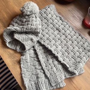 Beanie and scarf set